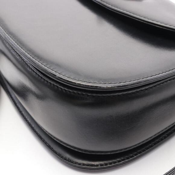 GUCCI Black Leather Bamboo Bag - Picture 9 of 11